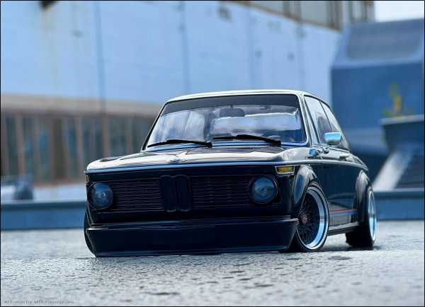 1:18 BMW 2002 Turbo Black 1973 DieCast Tuning-Modell = OVP